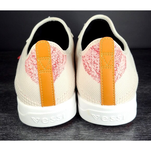 Vessi Weekend Waterproof Shoes Sneakers Cream Beige/Hot Pink Mens 9 - NEW, RARE main image 8